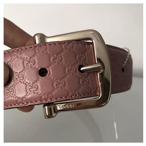 cintura gucci rosa piccola|cinture di donna Gucci.